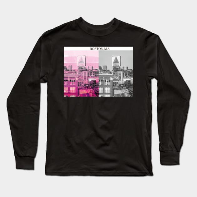 2x Boston Art Long Sleeve T-Shirt by designs-hj